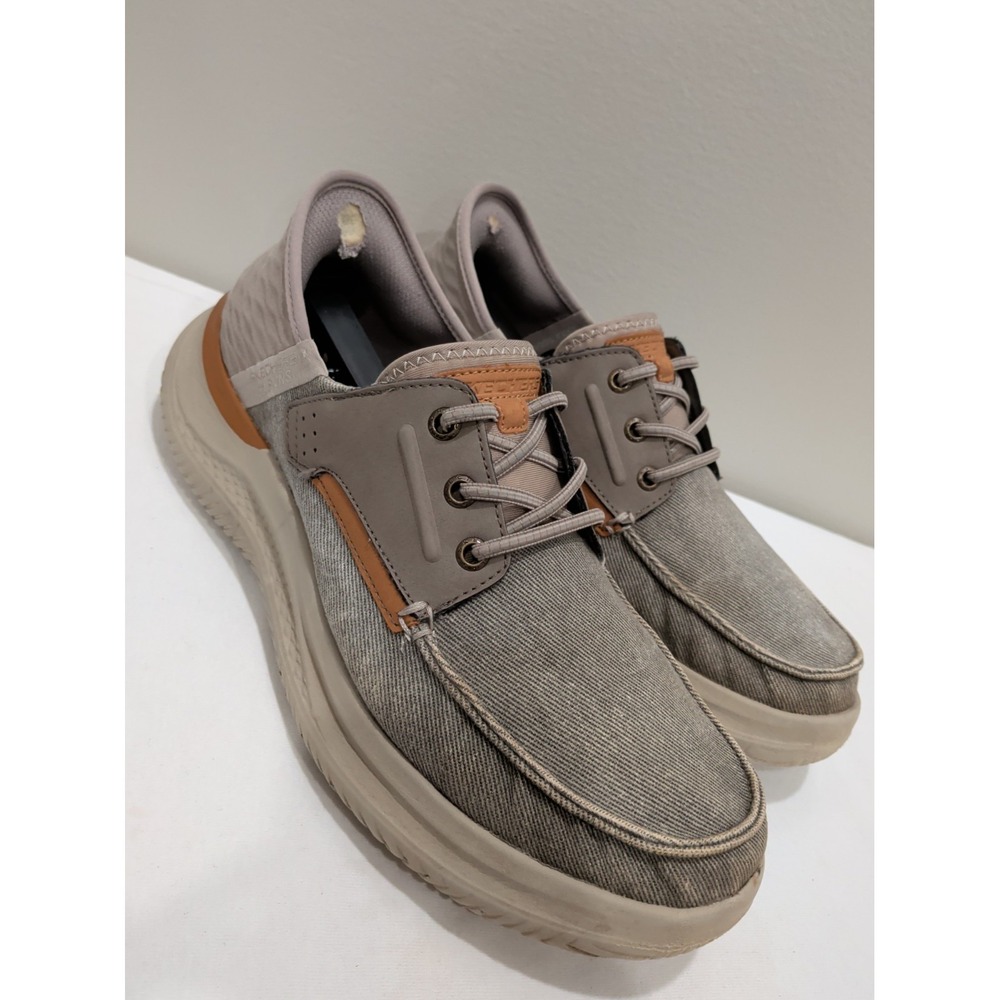 Skechers Slip-ins RF Hasting Niko Brown Mens Casual Sneakers 205212 Sz 8.5